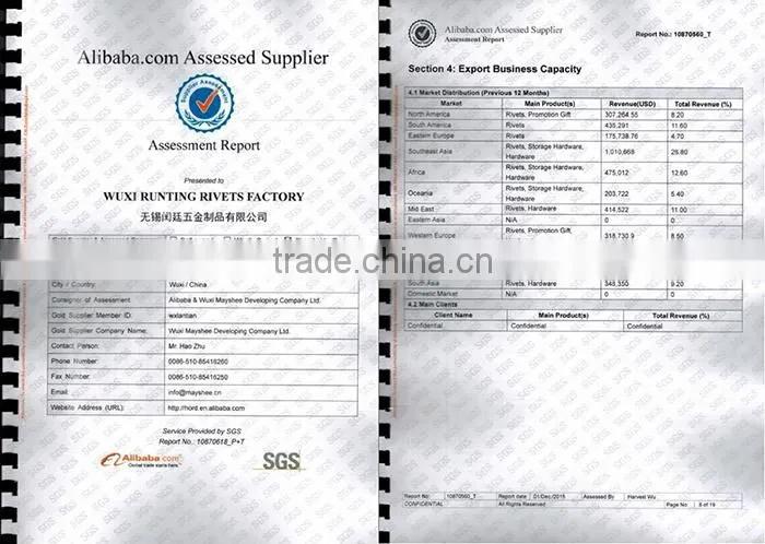 FACTORY ALUMINUM BLIND RIVETS