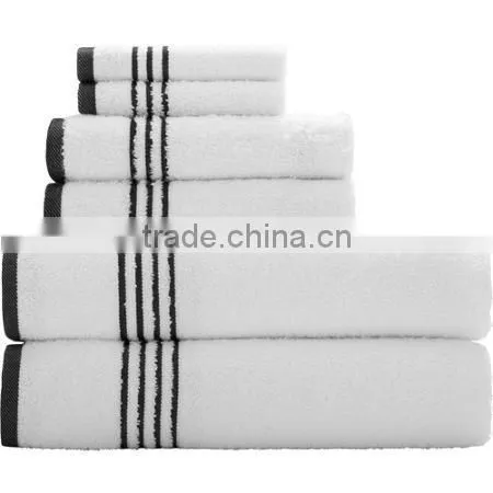 6 Piece bath towel set