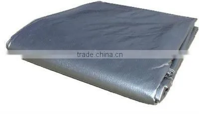 Economy Silver Poly Tarps 6' x 8',Industrial Silver/black Poly Tarps