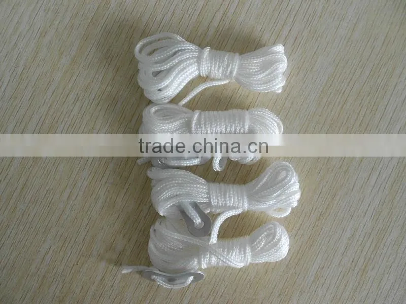 56739# 3mmx3m tent white nylon rope