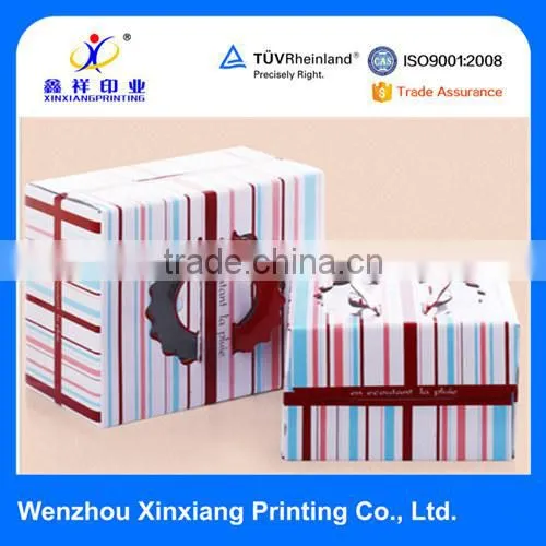 2015 Custom made cake box & paper cardboard caker boxes