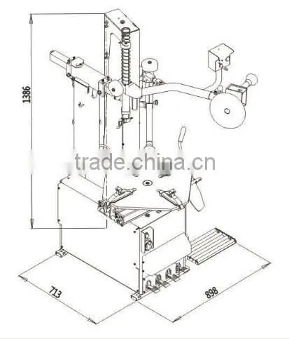 China Automatic Tyre Changer/Tyre Changer Machine/Tyre Changer Prices