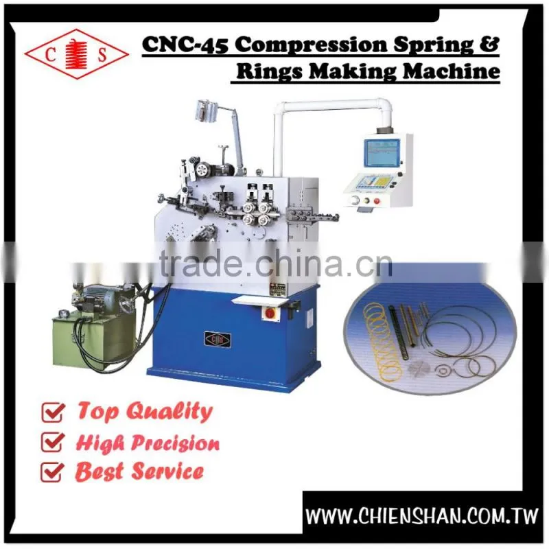 Micro compression springs making machine