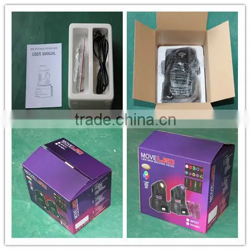 15w mini stage lighting spot beam moving head light party/dj lights