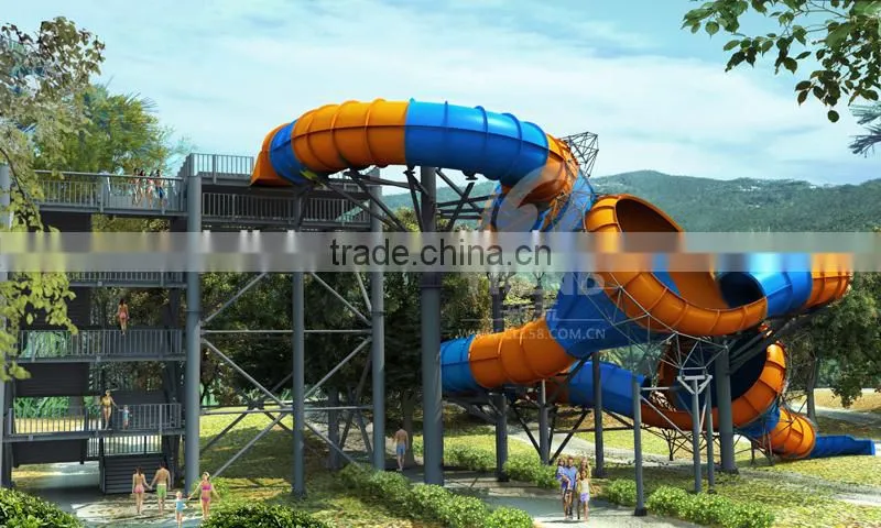 Popular Water Park Amusement Tornado Water Slide in 2016