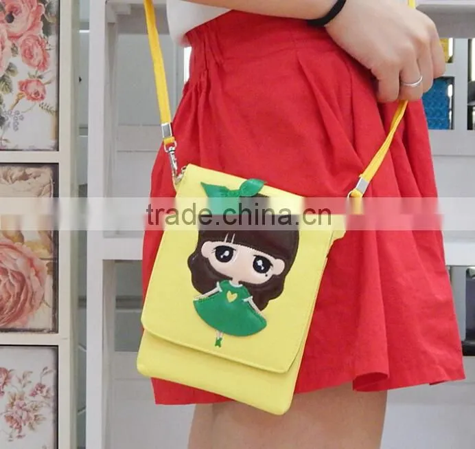 custom promotional cute cartoon shoulder bags