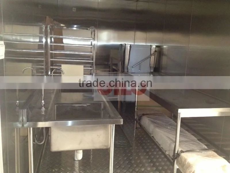 Dubai project ISO LPCB ABS certification mobile kitchen container