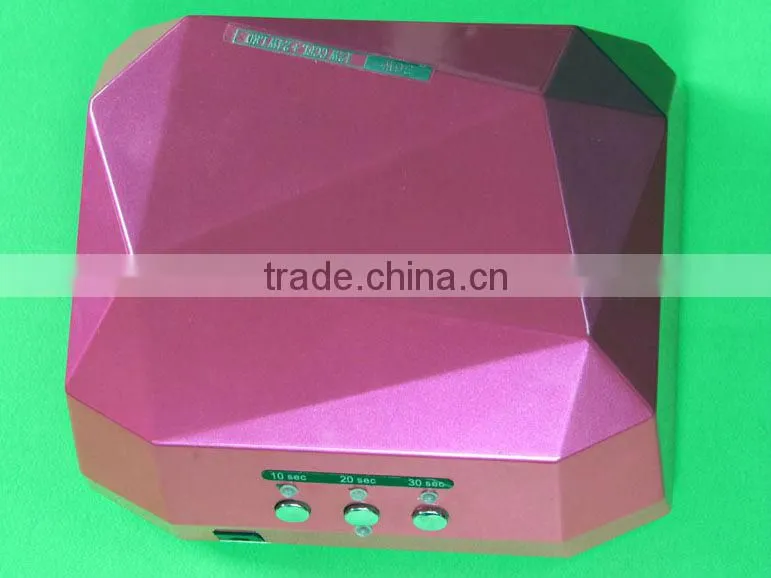 lovely heart shape 3w uv fingle lamp