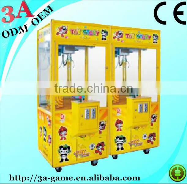 Coin Operated Arcade Gift Prize Crane Claw Game Machine for Kids