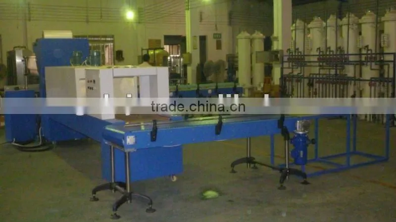 Automatic Heat Shrink-Wrapping Packing Machine for bottle/ PE film wrap-shrinking machine/PET bottle packing plant