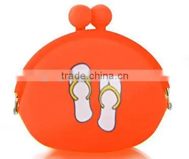 2015 Cheap Promotional Candy Color Silicon Zipper Coin Purse