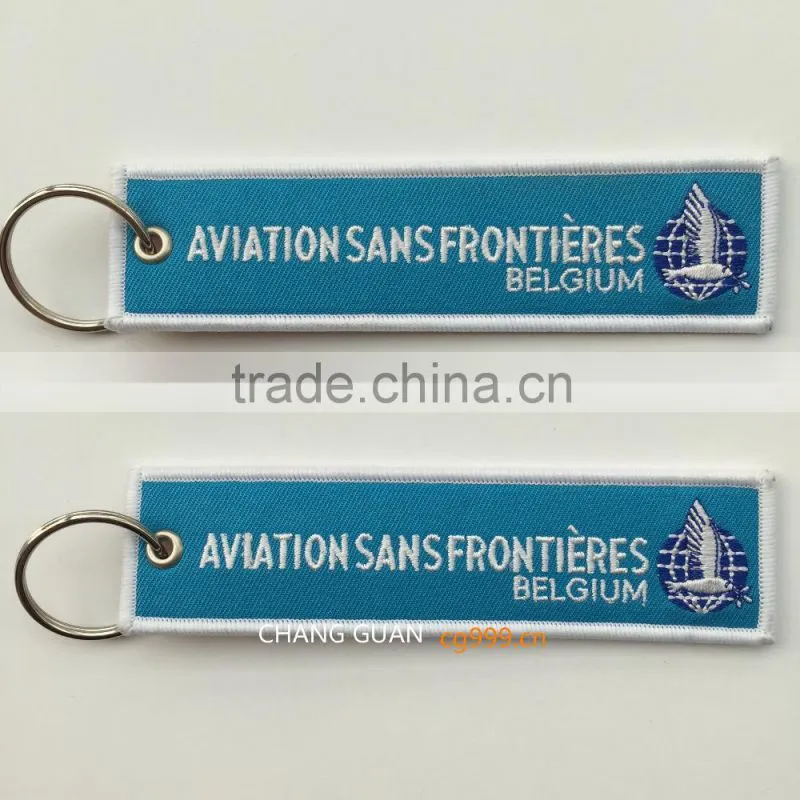 The army high quality embroidery key ring
