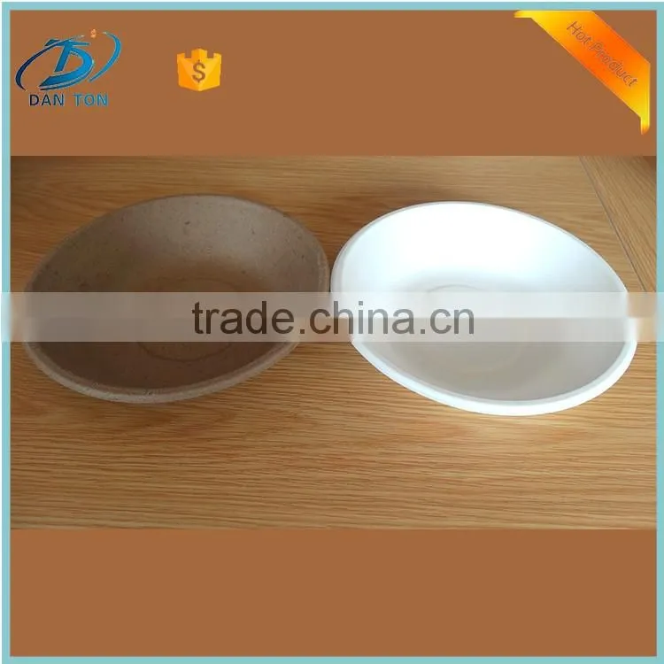 unfoldable paper sushi bowl disposable paper pulp meal bowl lunch bowl