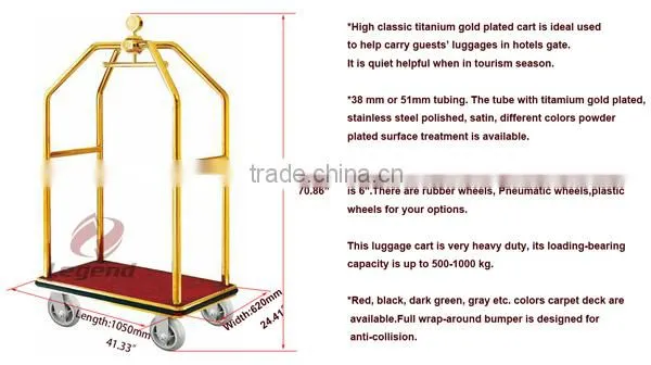 Premium Luggage Carrier,hotel Bellman Carts
