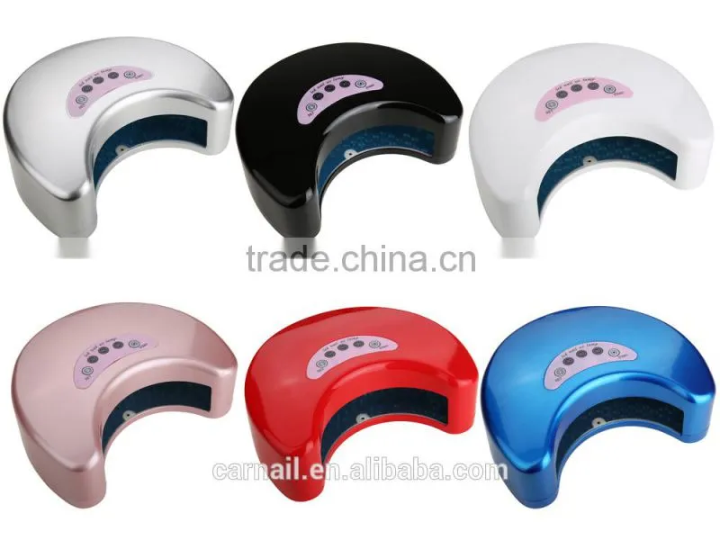 12w moon shaped CCFL UV Led Nail Lamp For Led Nail Gel led nail lamp