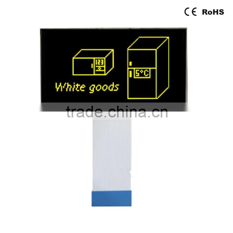 OLED 2.7"128x64 SPI/I2C Interface OLED Screen Yellow Color graphics OLED Display