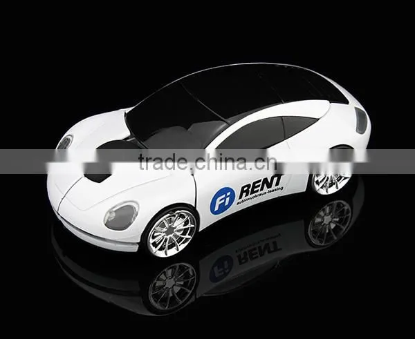 Wireless Custom Logo 2.4Ghz Racing Car Mouse