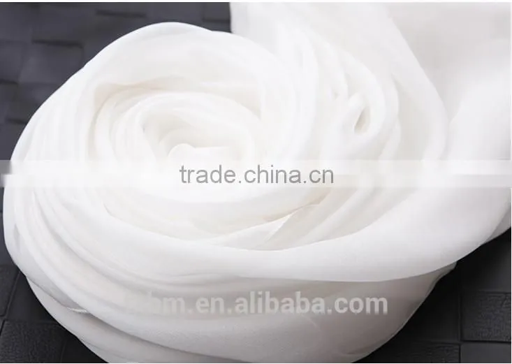 pure color silk scarf/hijab/tudung/plain pure silk scarves