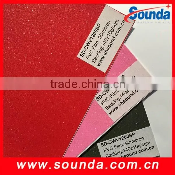 economical sparkle car wrap vinyl-black