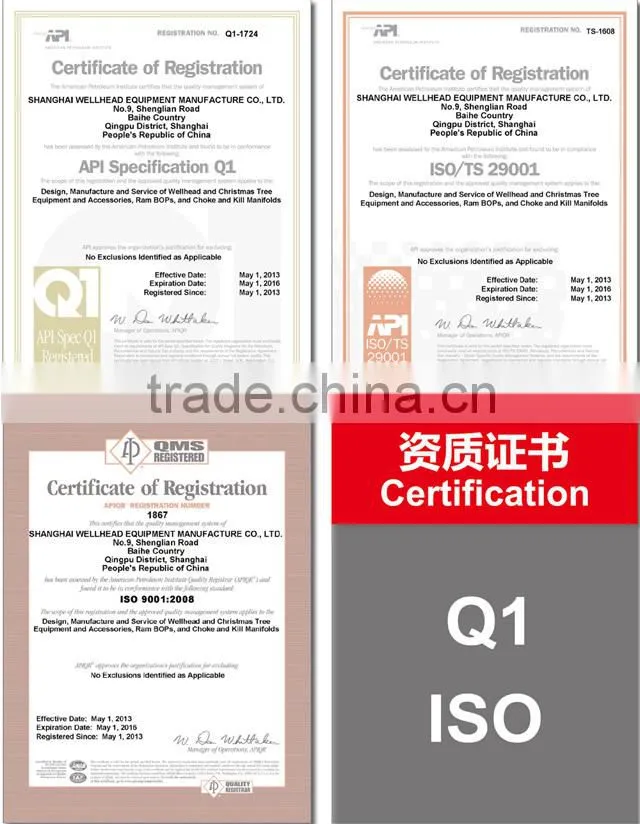 Oil equipment company oil drilling and producting system wellhead assembly api 6a ESD Hydraulic Surface safety valve.