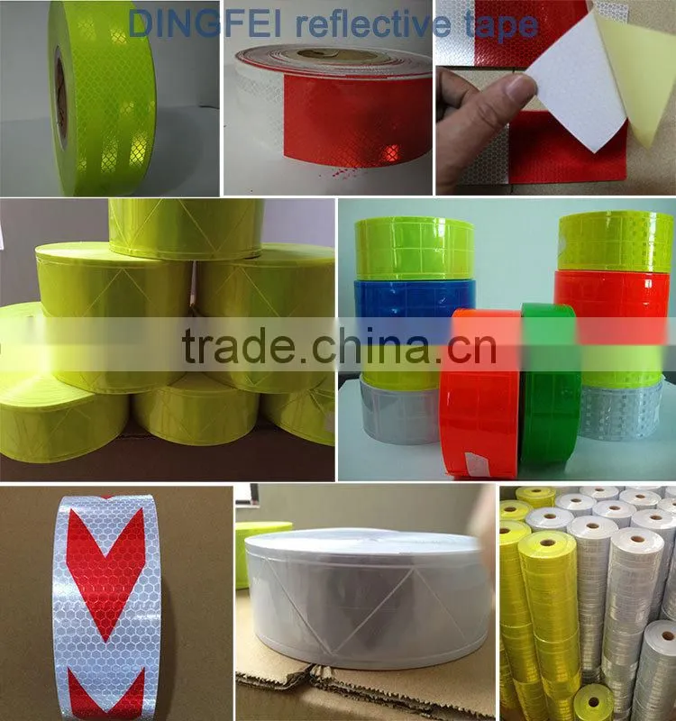reflective tape lattice reflective material PVC reflective warnings film