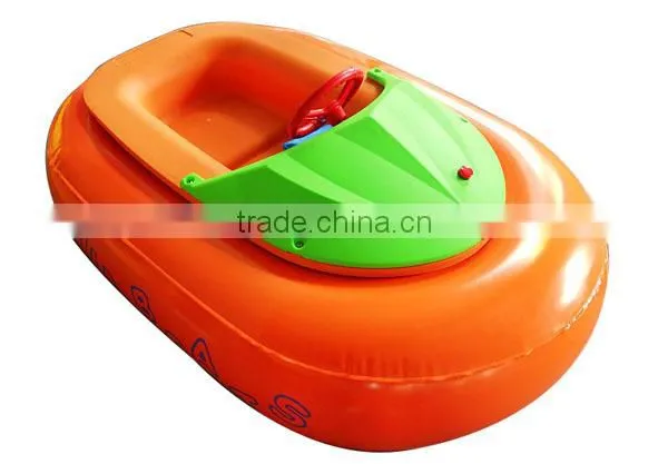 orange ring bumper boat for pool,inflatable kids water bumper boats for sale