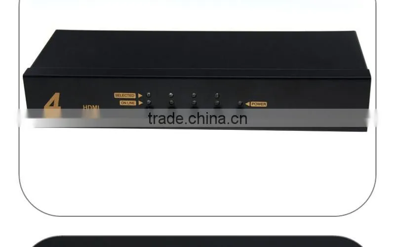 Vision new arrival 4ports USB HDMI KVM Switch in metal box