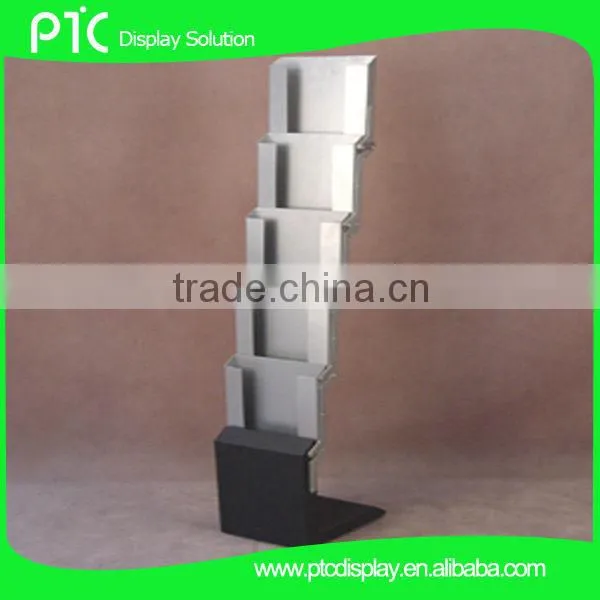 Aluminum catalogue shelf