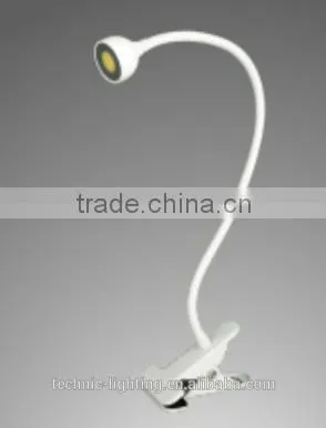 clamp-mounting led reading light for table