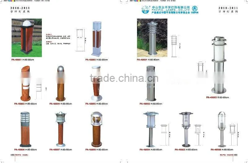 pure white high quality aluminium inserted lamp