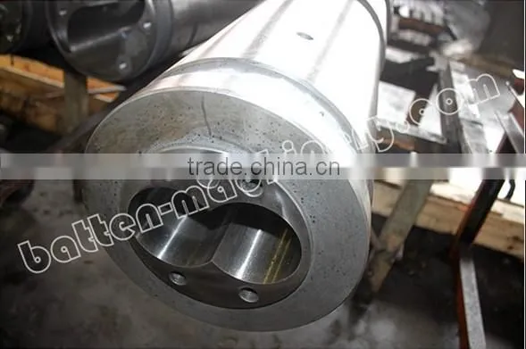 conical screws extruder twin barrel and screw for plastic machine