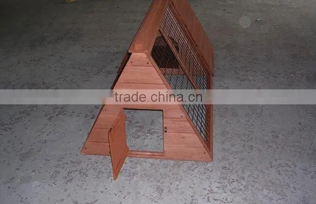 wooden rabbit cage