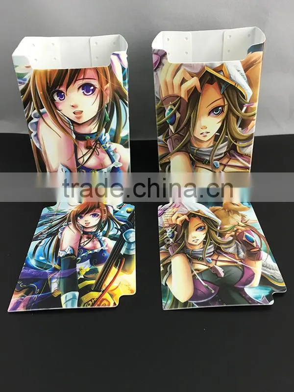 Magnetic dual Deck Box with CMYK printing for 160+ game card with sleeves