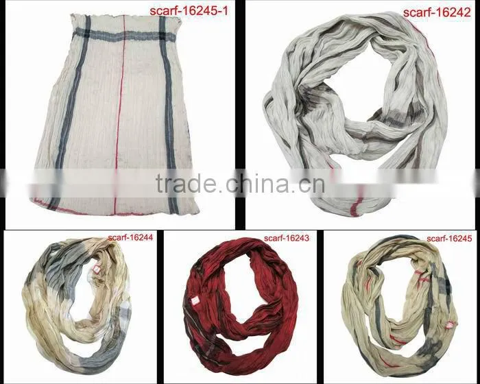 fashion wholesale plain cotton scarf