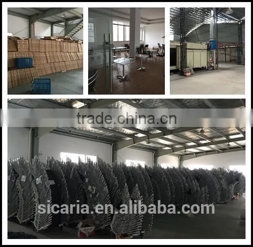 High quality aluminum frame wooden chairs