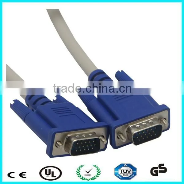 New export male to male15pin vga to vga cable