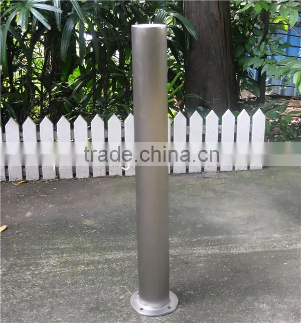 316 stainless steel parking bollard lockable and removable bollard