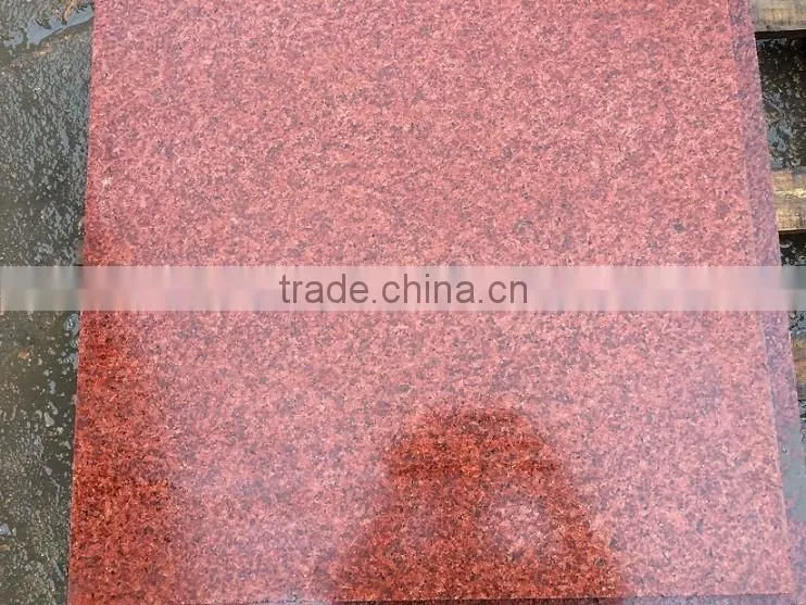 High polished dyed brown granite Dyed cafe brown granite tile