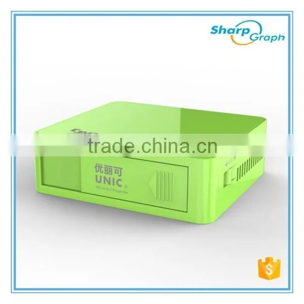 In Stock!!! 2016 UNIC Mini DLP Laser HDMI 3D Polarized Projector UC50 Outside Movie Projectors