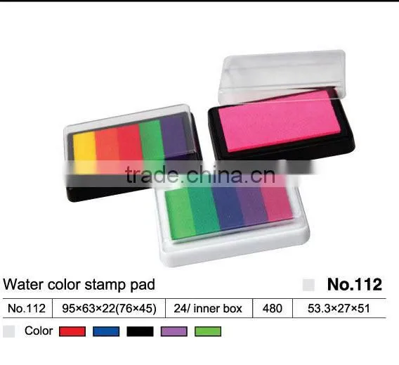Pantone color water based pigment ink pad for scrapbooking