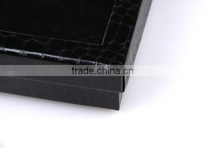 Wholesale Leather Display Cufflink box for 50-pair