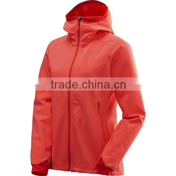 Hooded softshell jacket