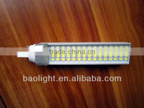 Chinese supplier g24 led plc 13w 2-pin 5050 smd epistar 80ra