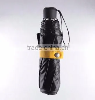100% UV High standard mini Anti SPF 100 3 Folds Manual Logo Printing Umbrellas
