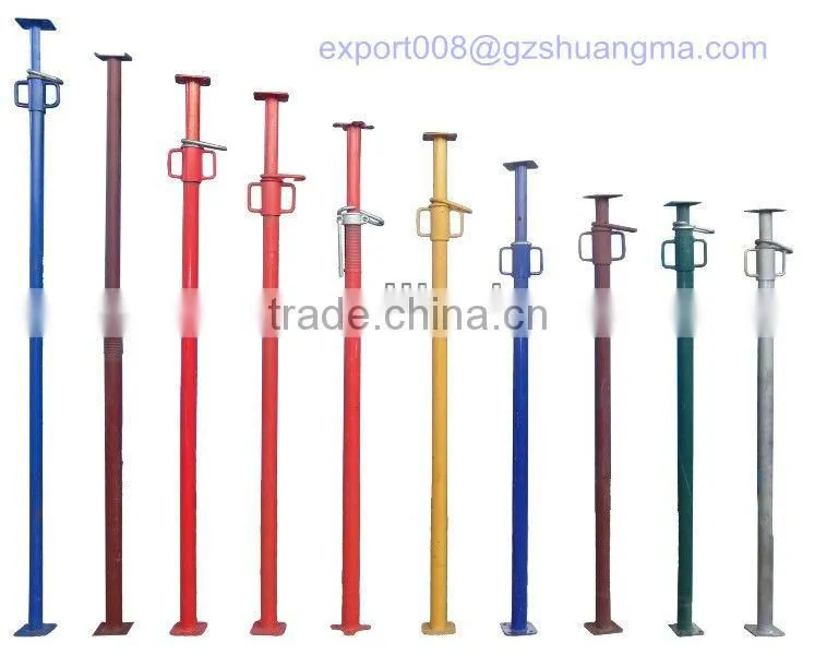 adjustable steel shoring props scaffolding