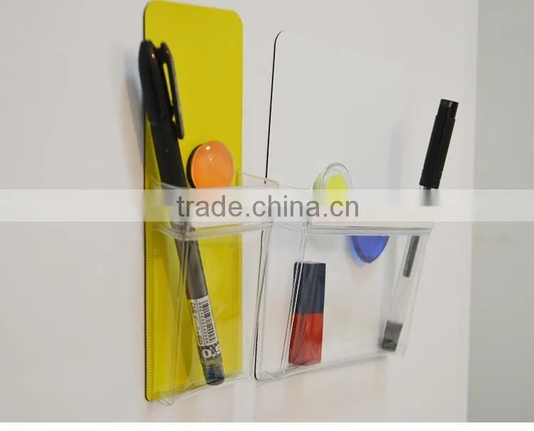 Selling Products Magnet Pouch, Magnetic Pocket for Fridge with customized logo
