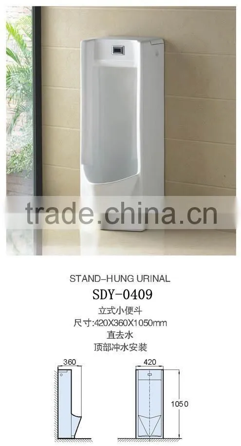 hot sale bathroom standing urinal for men sensor stall urinal