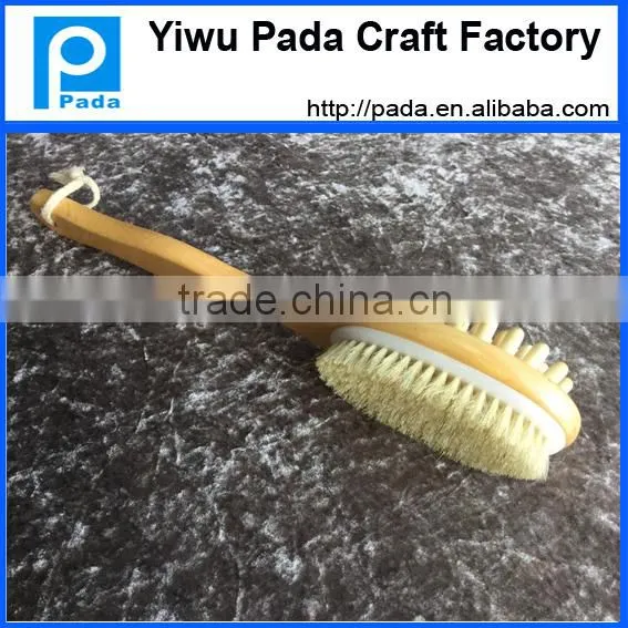 hot wooden dry sisal body brush
