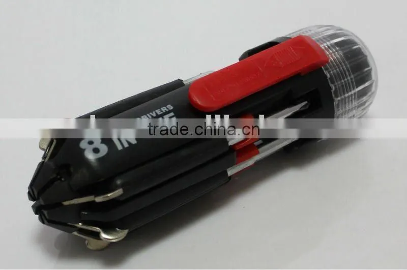 8 in 1 Screwdriver with Torch