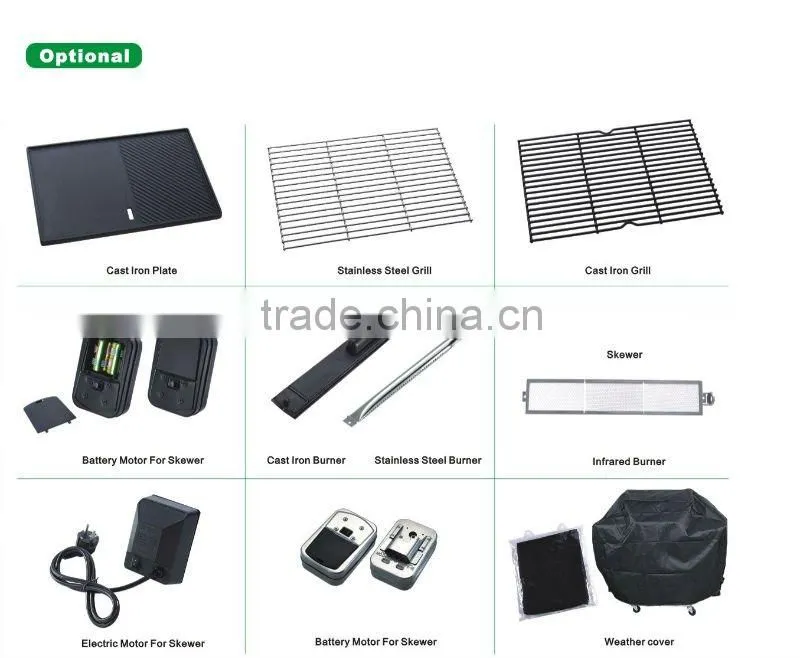 Newest Design Outdoor kitchen CE Certificate gas pizza oven